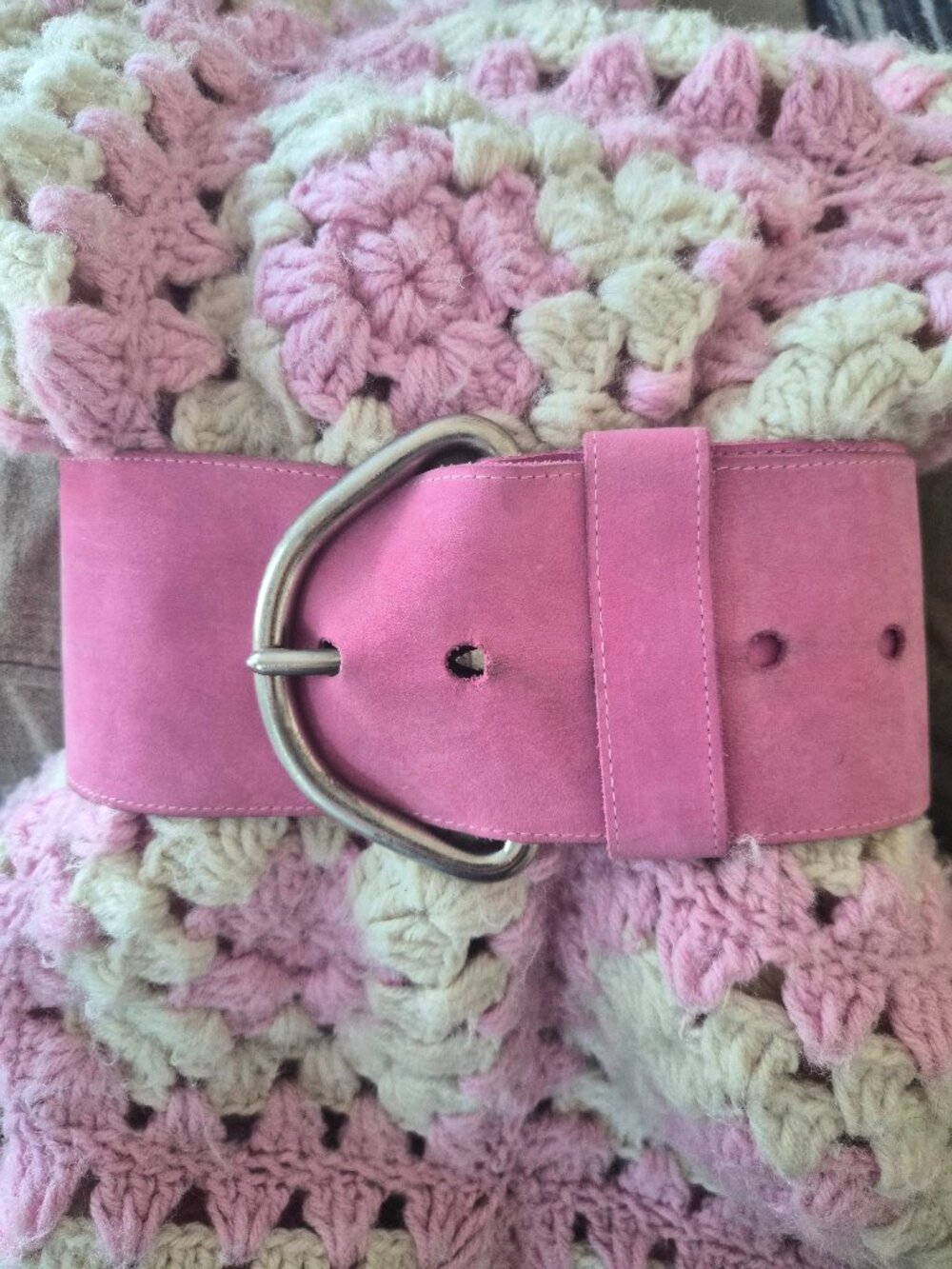 💖 RARE VINTAGE 80s LA DESIGNER STATEMENT BELT 💖